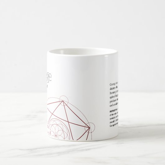 Elect Art : Courage : 6 sur 7 Mug de vertu (Centre)