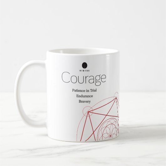 Elect Art : Courage : 6 sur 7 Mug de vertu (Gauche)