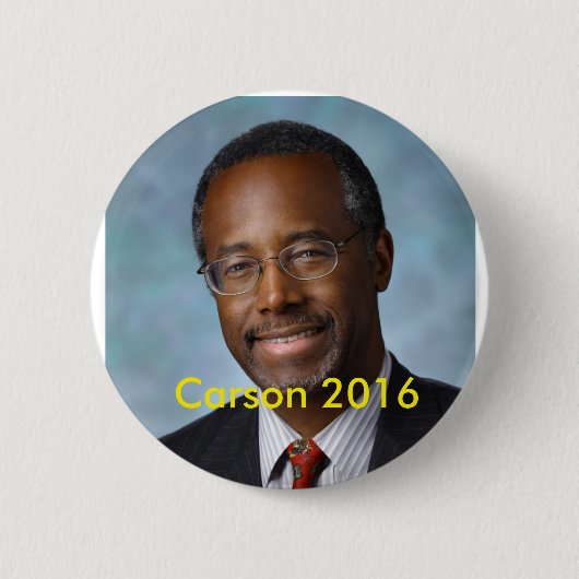 Elect Ben Carson 2016 Ronde Button 5,7 Cm (Voorkant)
