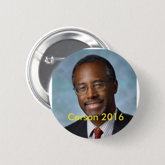 Elect Ben Carson 2016 Ronde Button 5,7 Cm (Voorkant /achterkant)