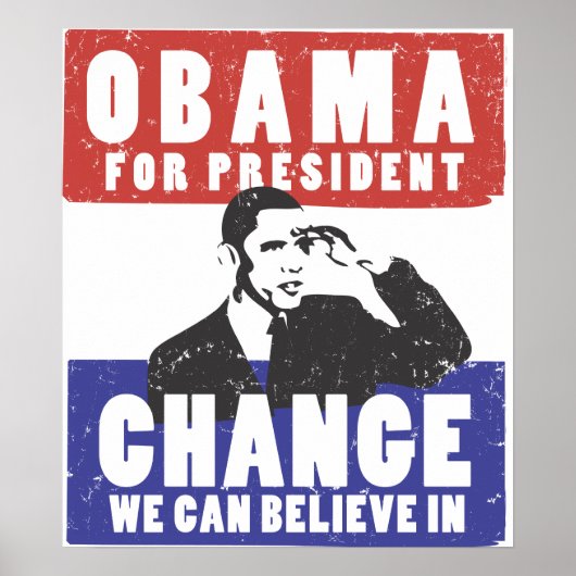 ELECT OBAMA 2008 POSTER (Voorkant)
