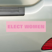 ELECT VROUWEN BUMPERSTICKER (Op auto)