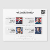 Élection Campagne politique Carte photo (Devant)