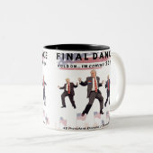 Élection Donald Trump Dance Finale Mug (Devant droit)
