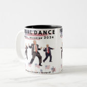 Élection Donald Trump Dance Finale Mug (Devant gauche)