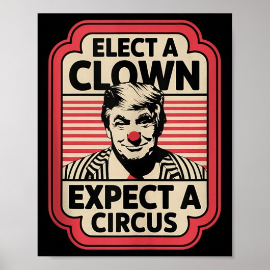 Élection D'Un Clown Attendez-Vous À Une Impression (Devant)