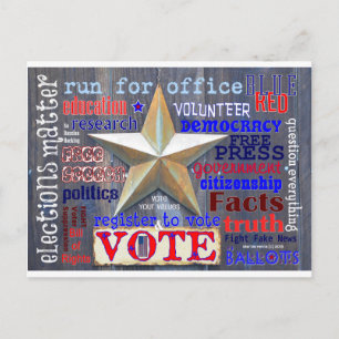 Élections Carte postale Blue Beach Song™