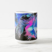 Electric Bloom Abstract Coffee Mug (Centre)