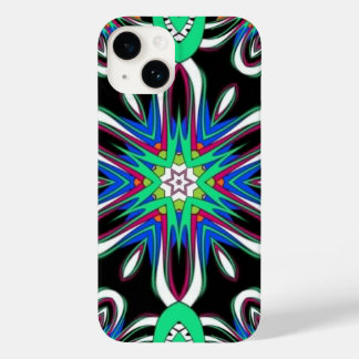 Electric Bloom Mandala Case-Mate iPhone 14 Hoesje