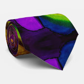 Electric Bloom Stropdas (Opgerold)