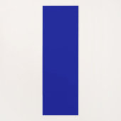 Electric Blue Luminous Fractal Repeating Pattern Yogamat (Achterkant)