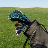 Electric Blue Mandala Golfheadcover (Insitu)