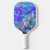 Electric Blue Pickle Ball Paddle (Voorkant)