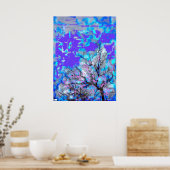 Electric Blue Poster (Keuken)