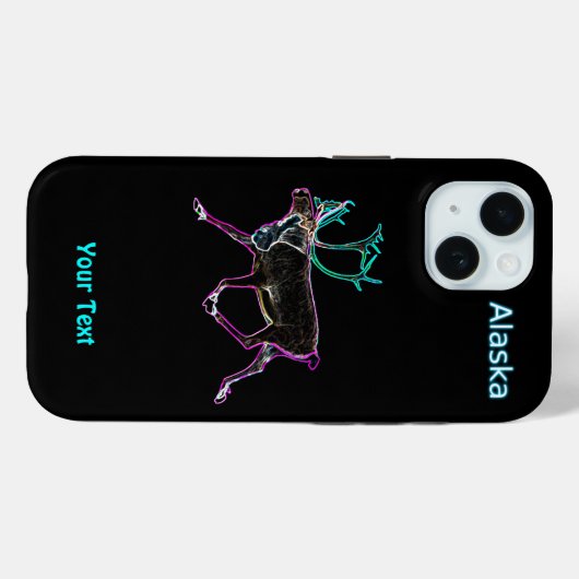 Electric Cariou - Alaska Case-Mate iPhone Case (Achterkant (horizontaal))