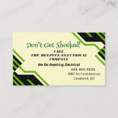Electric Company Visitekaartje (Voorkant)