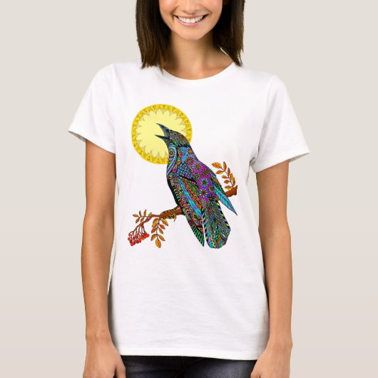 Electric Crow-Shirt T-shirt (Voorkant)