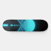 Electric Cruise Synthwave  Skateboard (Horizontaal)