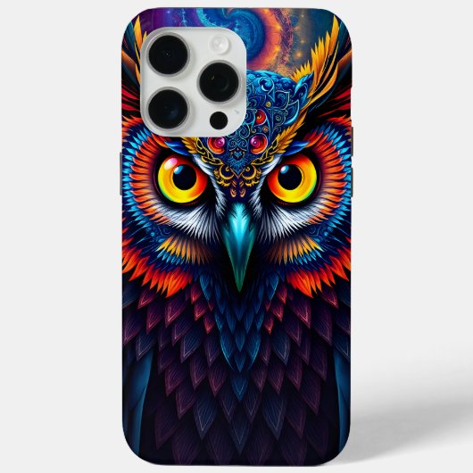 Electric Dream Owl Case-Mate iPhone Case (Achterkant)