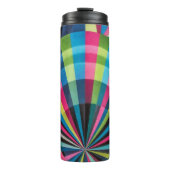 Electric Geometry Radio Waves & Sunrays Art Deco  Thermosbeker (Voorkant)