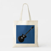 Electric Guitar Blue Pop Art Tote Bag (Achterkant)