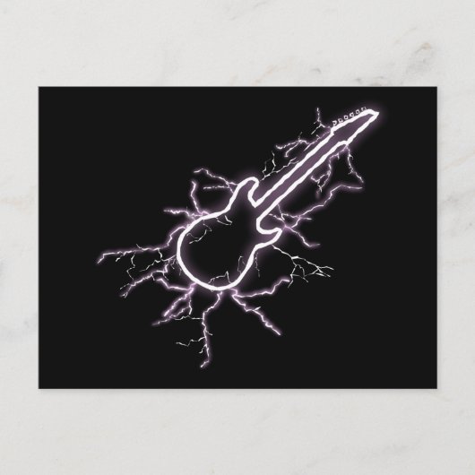 Electric Guitar Briefkaart (Voorkant)