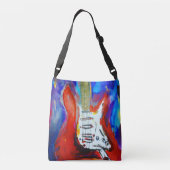 Electric Guitar Crossbody Tas (Achterkant)