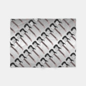 Electric Guitar Fleece Deken (Voorkant (Horizontaal))