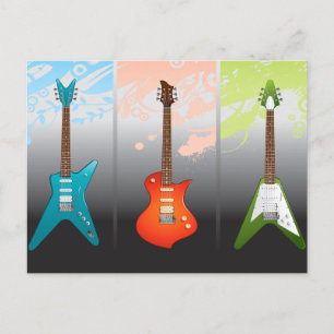 Electric Guitar Lovers Dream Briefkaart