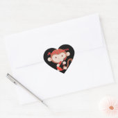 Electric Guitar Monkey Stickers (Envelop)