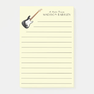 Electric Guitar Musician Music Teacher Post-it® Notes