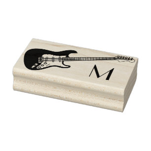 Electric Guitar Musician Music Teacher Rubberstempel