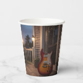 Electric Guitar Papieren Bekers (Achterkant)
