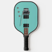 Electric Guitar Pickleball Paddle (Voorkant)