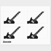 Electric Guitar Rechthoekige Sticker (Vel)