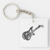 Electric Guitar Sleutelhanger (voorkant)