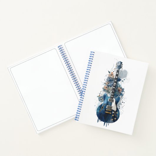 🎸 Electric Guitar Vibes Spiral Notebook 🎶🔥 Notitieboek (Binnen)