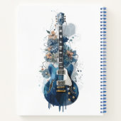🎸 Electric Guitar Vibes Spiral Notebook 🎶🔥 Notitieboek (Achterkant)