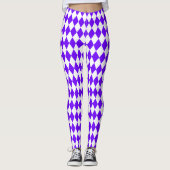 Electric Indigo Harlequin Leggings (Voorkant)