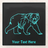 Electric Kodiak Beer Glazen Onderzetter (Voorkant)