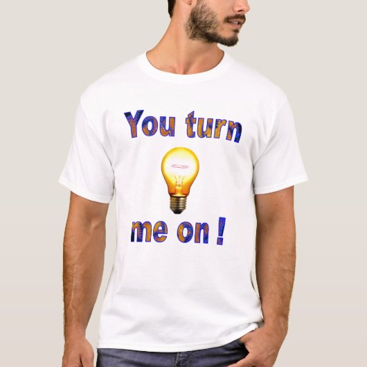 Electric Light Bulb Love T-shirt (Voorkant)