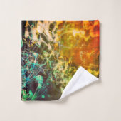 Electric Light Lines Gradient Abstract. (Gant de toilette)