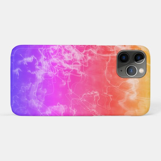 Electric Light Lines Gradient Abstract. Case-Mate iPhone Case (Achterkant (horizontaal))