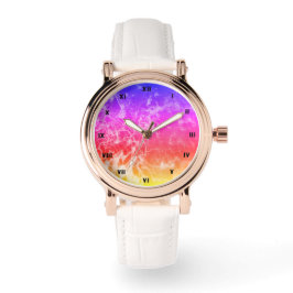 Electric Light Lines Gradient Abstract Modern. Horloge