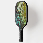Electric Light Lines Gradient Abstract. Pickleball Paddle (Links)