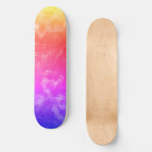 Electric Light Lines Gradient Abstract. Skateboard (Voorkant)