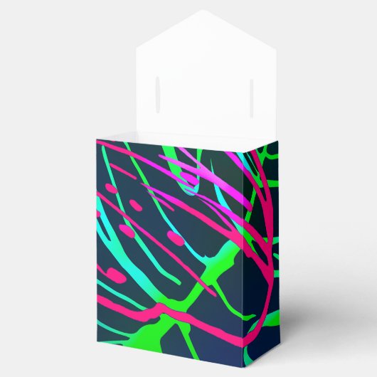 Electric Luau Tropical Night Neon Aloha Party Bedankdoosjes (Geopend)