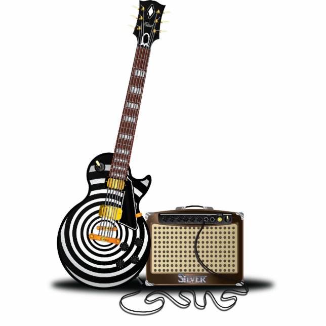 Electric n' Amp Classic Staand Fotobeeldje (Voorkant)