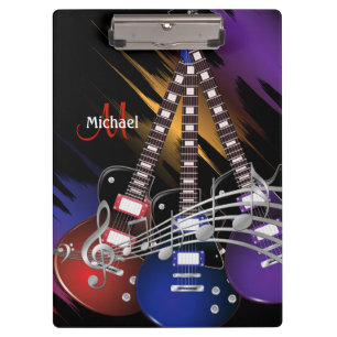 Electric Rock Guitar Music - Personaliseren Klembord