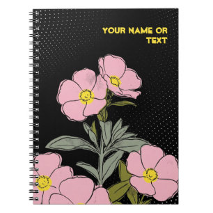 Electric Roze Rockrose: De Pop-Art Skanbergii Notitieboek